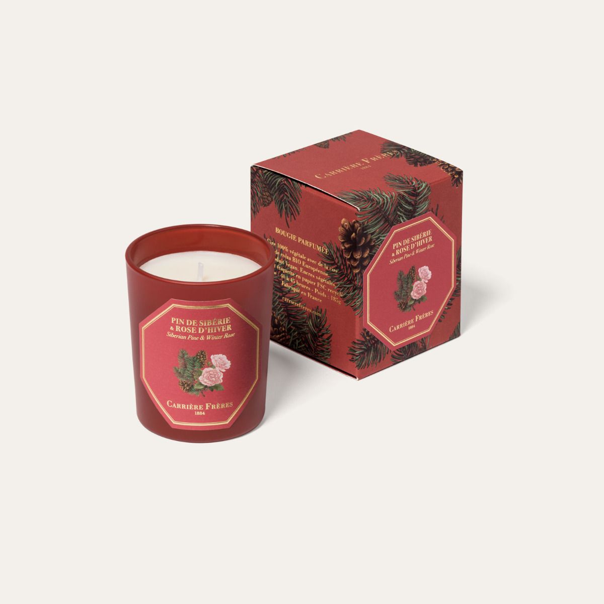 Siberian Pine & Winter Rose Small Candle
